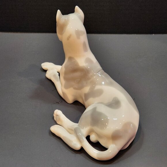 Gorgeous Lomonosov Porcelain Factory Great Dane Porcelain Figurine Made In USSR - Picture 5 of 7